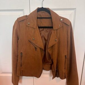 Women's Brown Suede Jacket